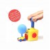 Children Air Powered Rocket Balloon Car, Balloon Launcher and Powered Car Toy Set with Astronaut